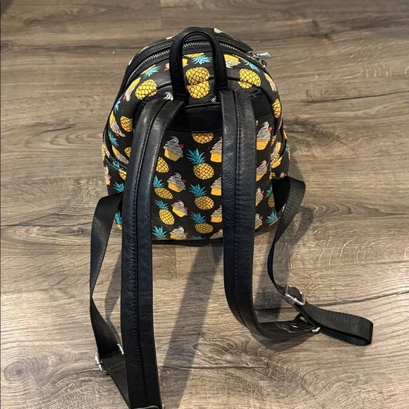 Disney LOUNGEFLY ? Teal Pineapple and Tiki Print Backpack Amazon.com | Loungefly Disney Lilo & Stitch Hawaiian  main image 2